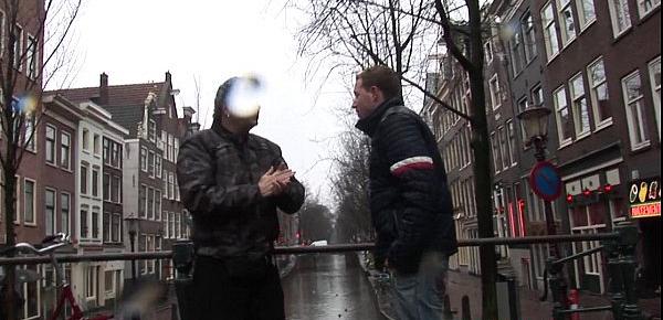  Cumshowered dutch prostitute jerks tourist